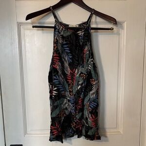 Maurices Multicolor Tropical Print Tank Top